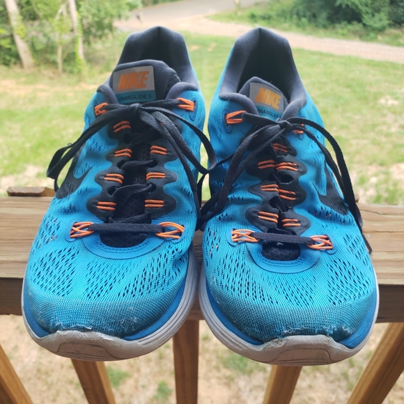 Make Offer! Men's NIKE Lunarglide 5 Shoes SZ 9.5 - Picture 3 of 6